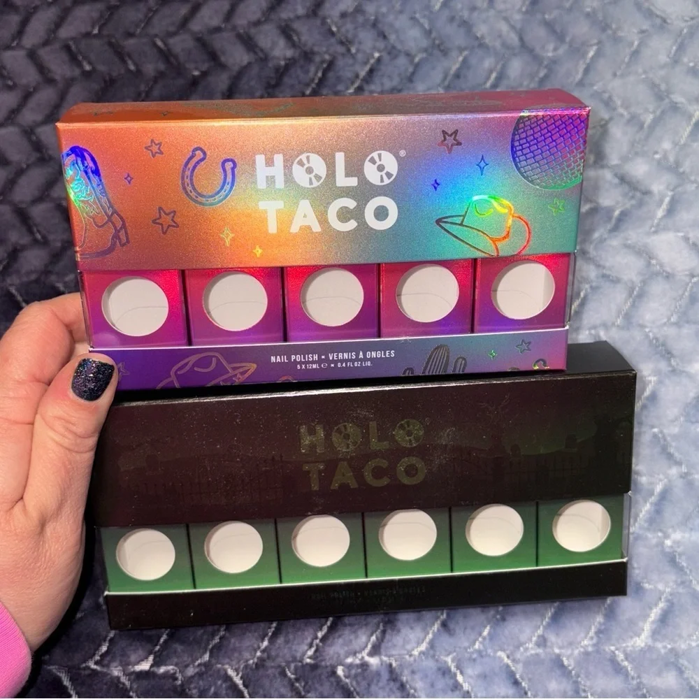 Holo Taco Boxes Holo Royalty 2025 Disco Cowboy Holoween Simply Birthday